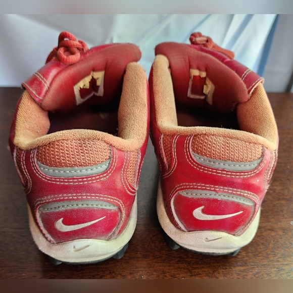 Nike Baseball Cleats Men's Red size 8.5 - Picture 6 of 14